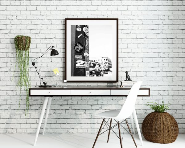 2ND LEVEL - traverse city black and white artwork for boys room or teen