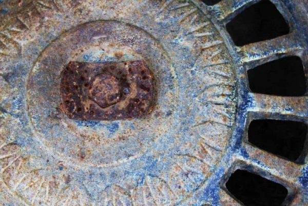 AFTERGLOW - metal wall art for contemporary urban home in canvas rusted metal art - Image 3