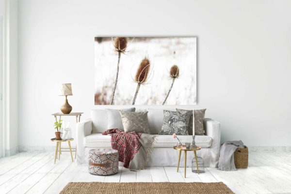 ALONE - white & brown natural artwork for a minimilast feel with a crisp vibe