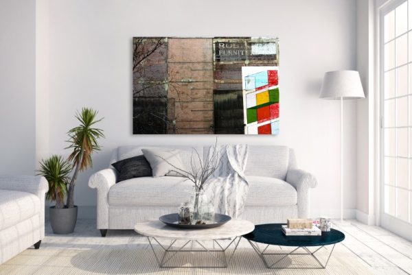 ARTISTIC - downtown detroit building color artwork that is vibrant just like urban city living - Image 2