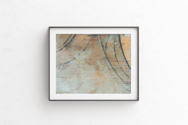 FORTY TWO - contemporary modern circular artwork with a rustic creative living feel - Image 2