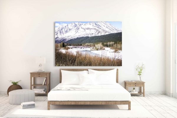 BEAUTIFUL - alaska artwork beautiful countryside mountain for modern living