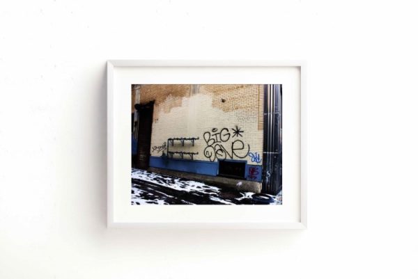 BIG DAVE - downtown detroit grafitti art for man cave or bedroom or for gift for urban modern guy named dave - Image 2