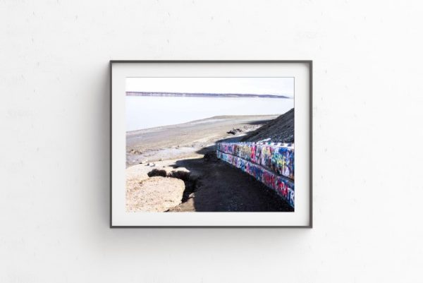 BLOCKS - unsuspecting beatiful colorful grafitti wall on beach in alaska makes perfect urban wall art - Image 2