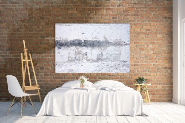 BLUE STREAK - blue cement wall art for modern contemporary urban lifestyle
