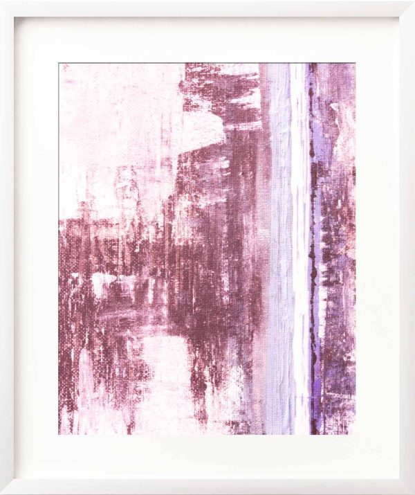 BERRIE - modern berry color contemporary art for office studio or living room - Image 2