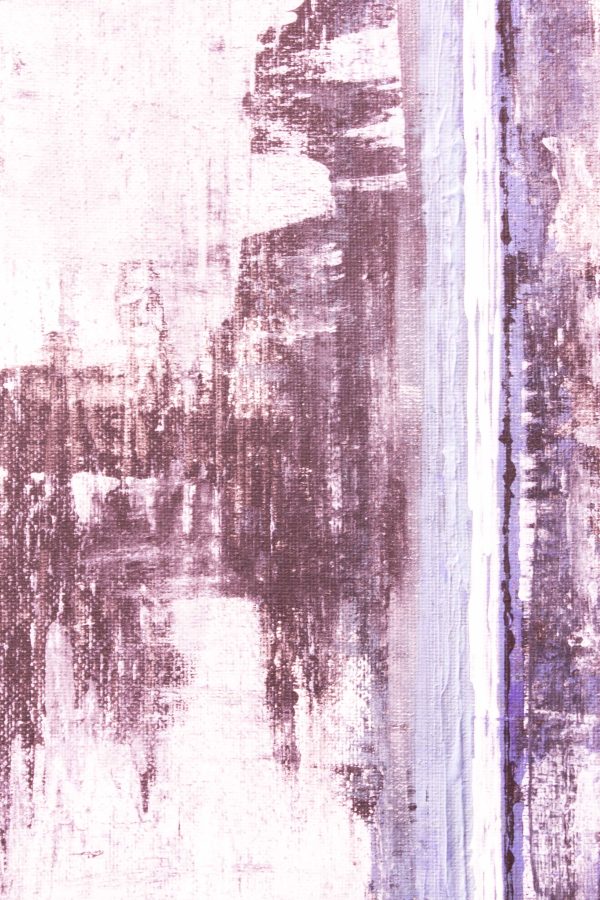 BERRIE - modern berry color contemporary art for office studio or living room - Image 3