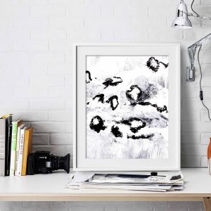 ELEVATED - animal print like artwork for teen bedroom or office contemporary style