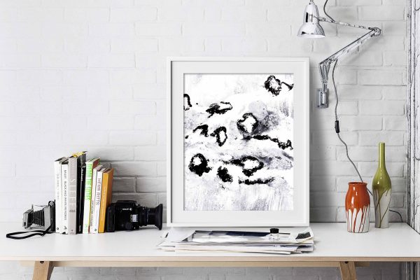 ELEVATED - animal print like artwork for teen bedroom or office contemporary style