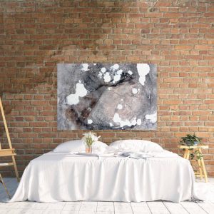 WHISPERS - modern painting in print canvas or metal for your stylish contemporary home decor