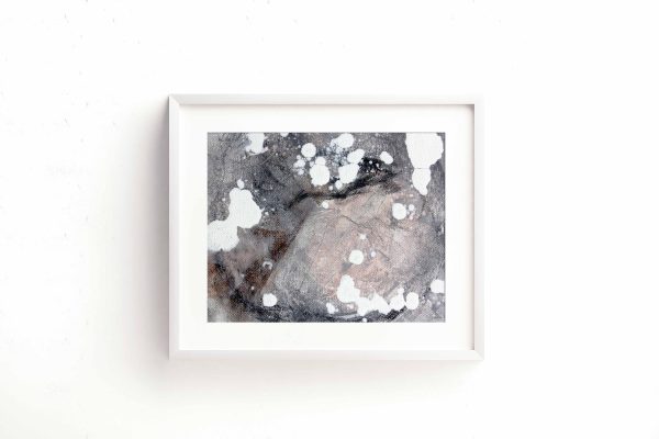 WHISPERS - modern painting in print canvas or metal for your stylish contemporary home decor - Image 2