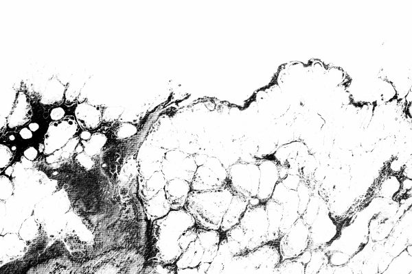 STONES - black and white fluid artwork for the bedroom living room or office contemporary - Image 3