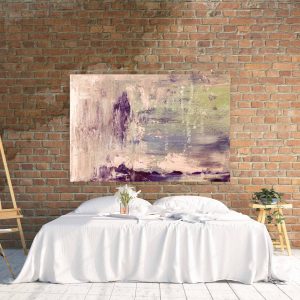 TART - bold painting in form of print canvas or metal for your living space modern home decor