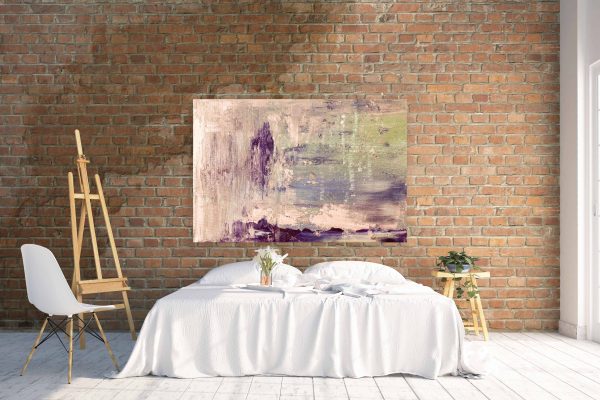 TART - bold painting in form of print canvas or metal for your living space modern home decor