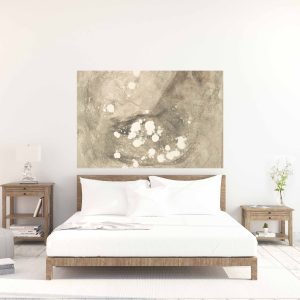 NESTLING - a calm painting in form of print canvas or metal for your living space modern home decor