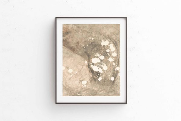 NESTLING - a calm painting in form of print canvas or metal for your living space modern home decor - Image 2