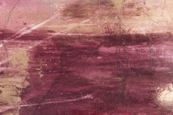 SERTING - a vibrant red painting in form of print canvas or metal for your living space modern home decor - Image 3