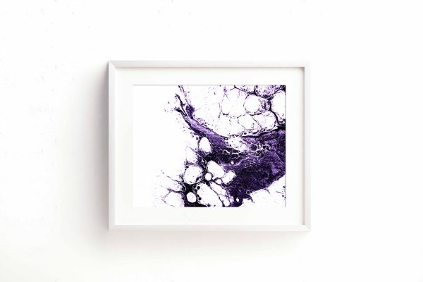 SPLASHED - fluid art painting in form of print canvas or metal for your living space modern home decor - Image 2